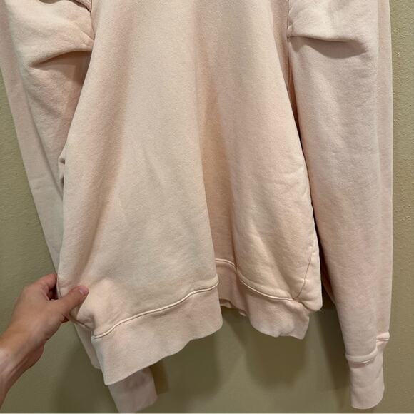 Citizens of Humanity Pink Puff Sleeve Cotton Sweatshirt Medium - Picture 12 of 15